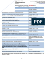 UFMG PPGEOL cronograma processo seletivo mestrado e doutorado 2021/2