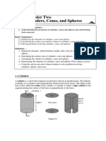 Chapter Two Cylinders, Cones, and Spheres: The Standard of Competence