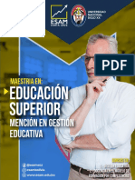 Maestria en Educacion Superior 