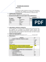 Esquema Idea de Negocio - Cremolada