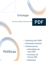 Ontología Introducción