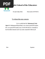 Download experience certificate by Zohaibbyeg SN52124015 doc pdf