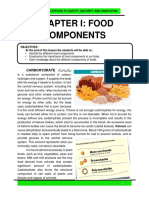 Chapter I: Food Components: Carbohydrate