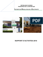 Rapport Annuel Dactivites de Lare Pour 2018