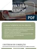 Redação Unesp e Suas Características