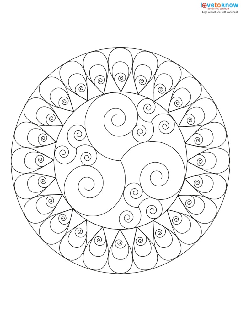 2928 Free Mandala Designs To Print 4 | PDF