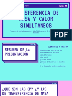 Transferencia de Masa y Calor Simultaneos