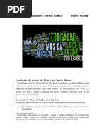 Ensinar Música no Ensino Básico. (Comunicação)