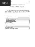 05 Programmer's Reference, With Instructions On How To Execute The Program