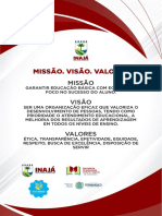 Banner - SEC EDUC - Missão, Visão, Valores