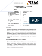 Silabo Dispensacion y Venta de Medicamentos 3 Ciclo Farmacia - Danny Torres Malca