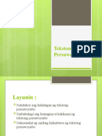 Tekstong Persuweysibo Powerpoint Presntation