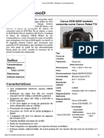 Canon 600d T3i Caracteristicas