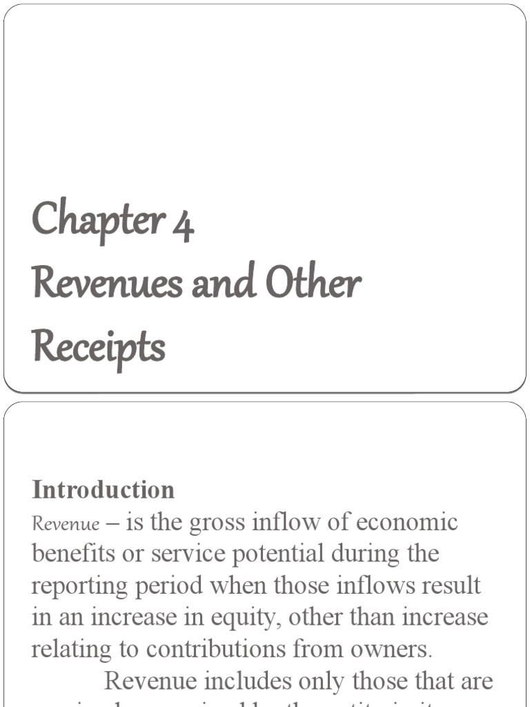 Chapter 4: Government Revenue Accounting | PDF | Taxes | Revenue