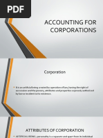 Accounting For Corporations