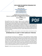 Informe (Determinacion de Acidez)