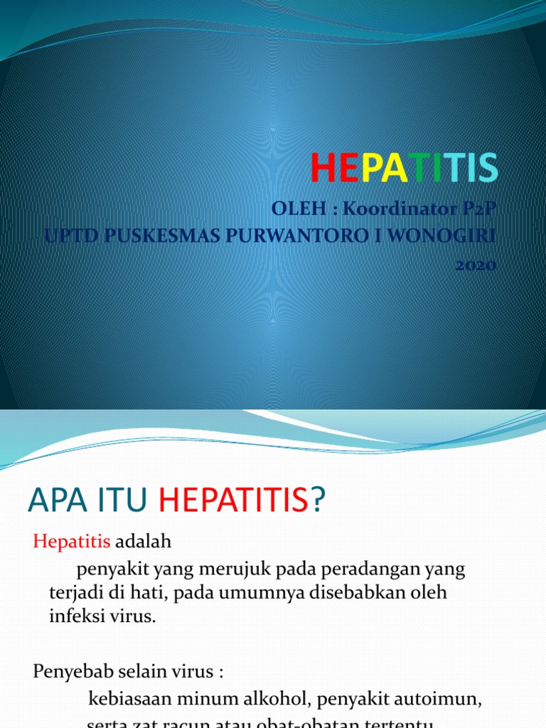 Hepatitis Power Point Pdf