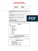 Planificacion de INGLES 6to