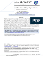 Efeitos Físicos e Químicos Do Filler Calcário Na Hidratação de Pasta de Cimento e Argamassa Curadas À Vapor