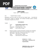 Surat Tugas mengikuti pelatihan