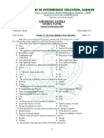 Chemistry Xi 2021 Model Paper