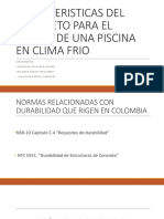 Caracteristicas Del Concreto para El Diseño de Una Piscina