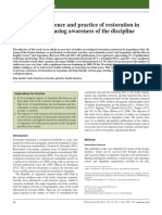 Review of the science and practice of restoration in Argentina