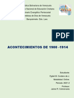 Acontecimiento de 1900-1914