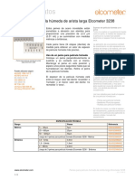 Hoja de Datos: Peines para Película Húmeda de Arista Larga Elcometer 3238