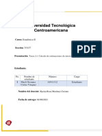 CORTEZMAYLI - Tarea 2.1 Calculo de Estimaciones de Intervalo