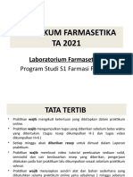 Praktikum Farmasetika Pertemuan I - Responsi 2021 - Revisi