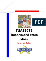 27751287 TLIA3907B Receive and Store Stock Learner Guide