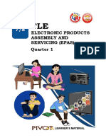 Electronic Products Assembly and Servicing (Epas) Quarter 1: Learner'S Material