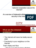 How Can International Cooperation Secure The Internet? An Overview of Bilateral/multilateral Issues of Security in The Internet
