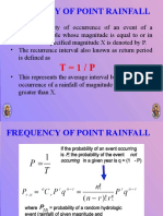 Rainfall Frequency