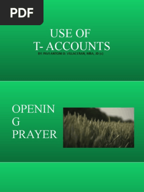 T ACCOUNTS
