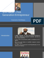 Shiv Nadar - First Generation Entrepreneur: Presented By: Pulkit Mahajan