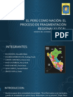 Proceso de Fragmentacion Regional y Local