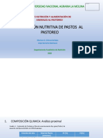 Evaluación Nutritiva de Pastos Al Pastoreo