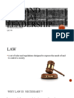 Law and Ethical Leadership: DR Hira Jahangir LEC #3