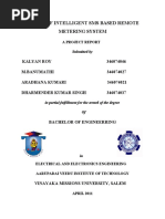 Design of Intelligent Sms Based Remote Metering System: A Project Report