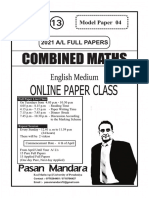 2021 Model Paper 04 Part a With Pass Code (1) (1)