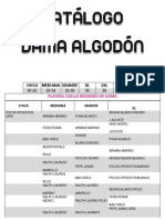 Catalogo Dama Algodón