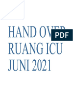 Cover Hand Over ICU