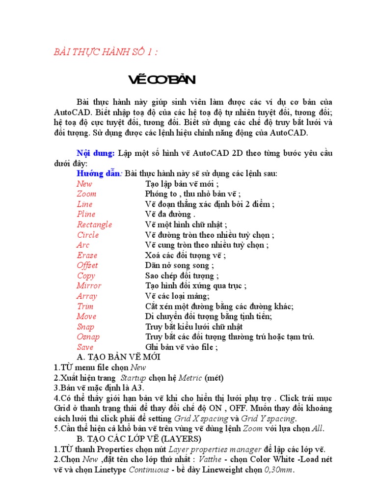 Bước 2: Học Về Hệ Tọa Độ trong AutoCAD