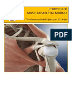 Study Guide Musculoskeletal Module: 1 Professional MBBS (Session 2018-19)