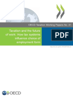 Taxation and The Future of Work: How Tax Systems Influence Choice of Employment Form