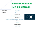 Universidad Estatal Del Sur de Manabí: Vespertina A3