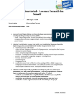 Demonstrasi Kontekstual - Assesmen Formatif Dan Sumatif