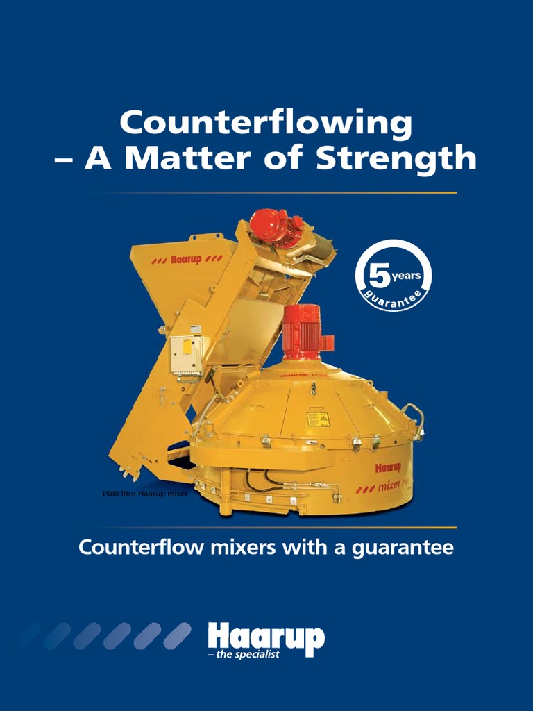 Haarup Counterflow Mixer Overview | PDF | Concrete | Water